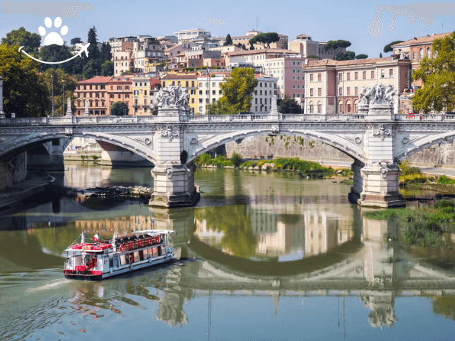 Barco turístico de Roma