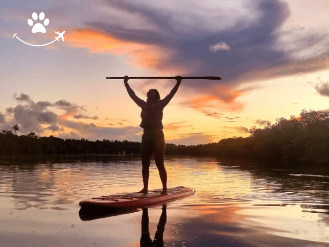 Paddle surf ao entardecer nos manguezais da Ilha de Boipeba (1)